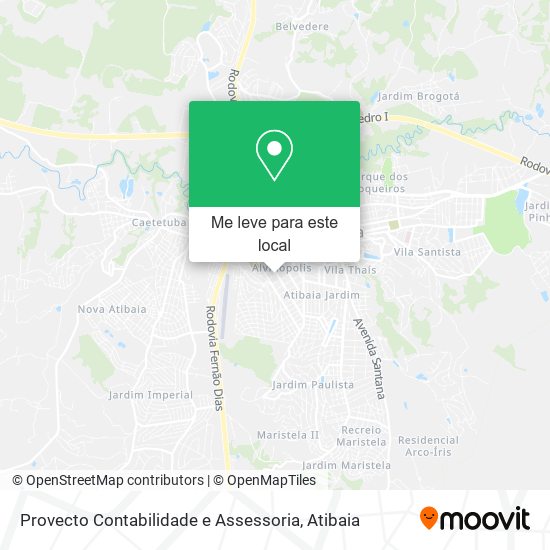 Provecto Contabilidade e Assessoria mapa