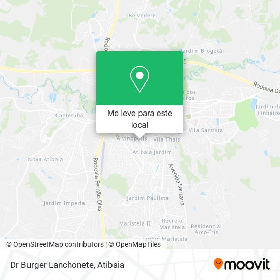 Dr Burger Lanchonete mapa