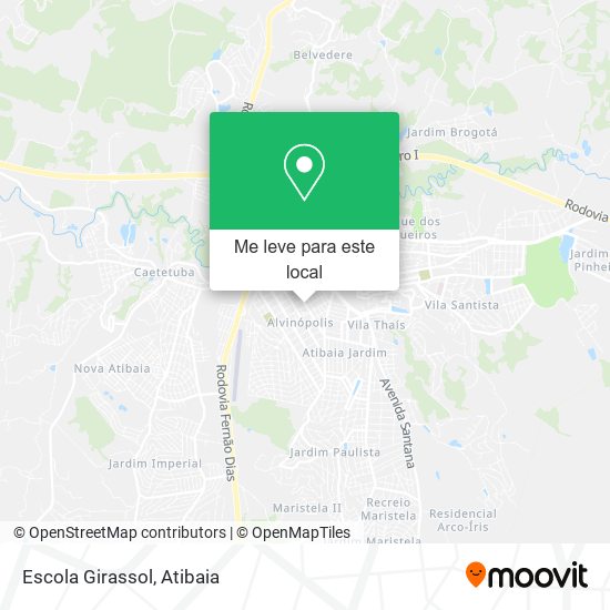 Escola Girassol mapa