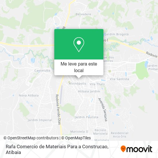 Rafa Comercio de Materiais Para a Construcao mapa