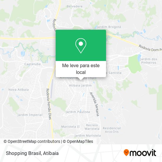 Shopping Brasil mapa