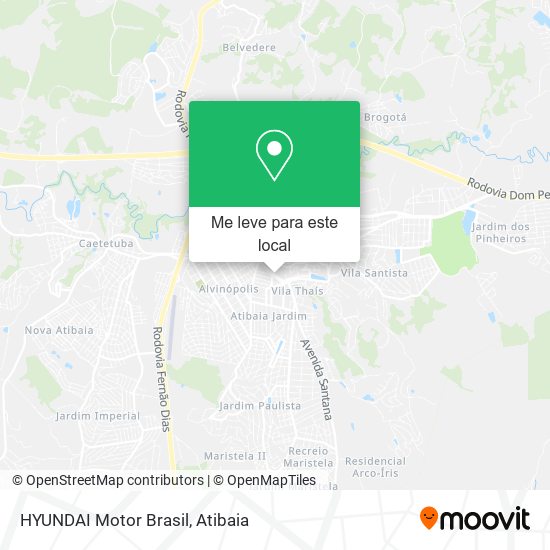 HYUNDAI Motor Brasil mapa