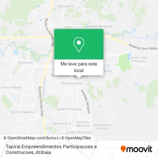 Tapirai Empreendimentos Participacoes e Construcoes mapa