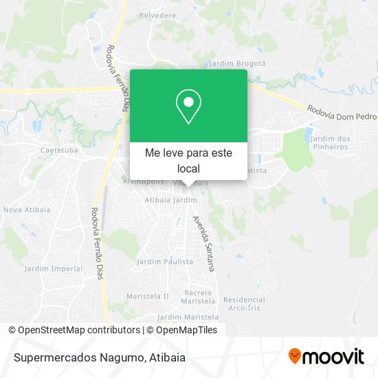 Supermercados Nagumo mapa