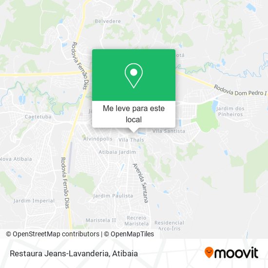Restaura Jeans-Lavanderia mapa