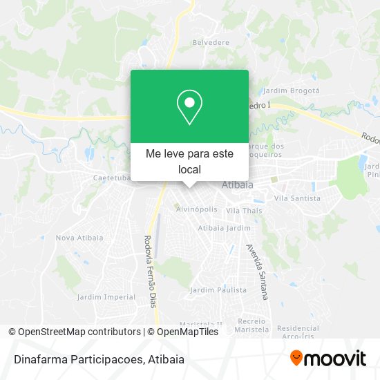 Dinafarma Participacoes mapa