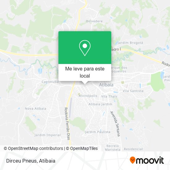 Dirceu Pneus mapa