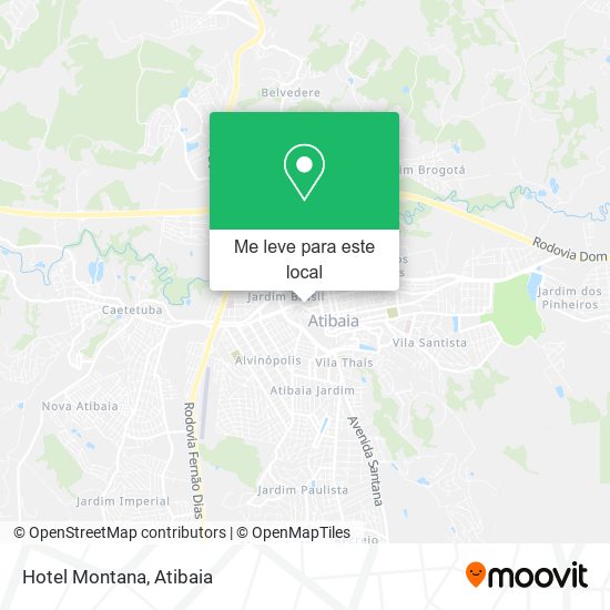 Hotel Montana mapa
