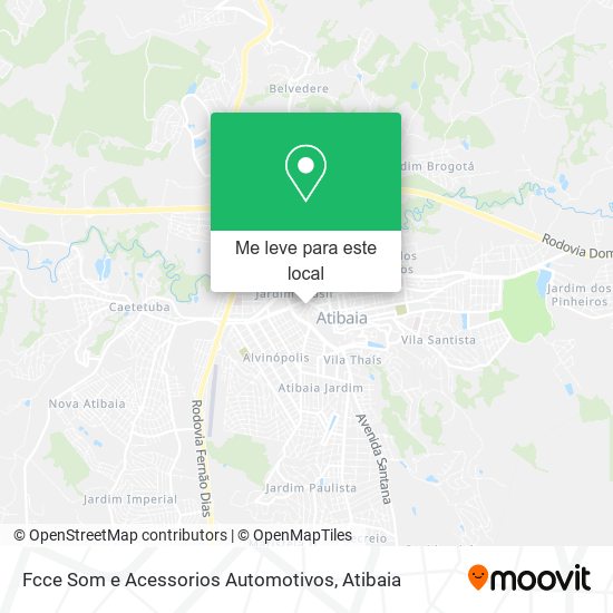 Fcce Som e Acessorios Automotivos mapa