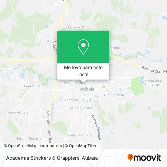 Academia Strickers & Grapplers mapa