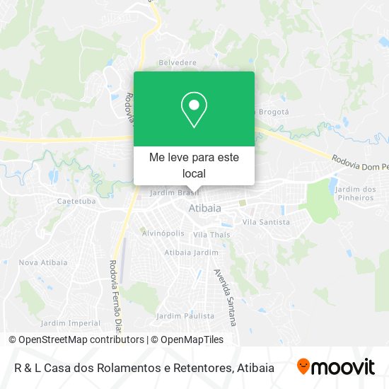 R & L Casa dos Rolamentos e Retentores mapa