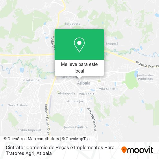 Cintrator Comércio de Peças e Implementos Para Tratores Agri mapa