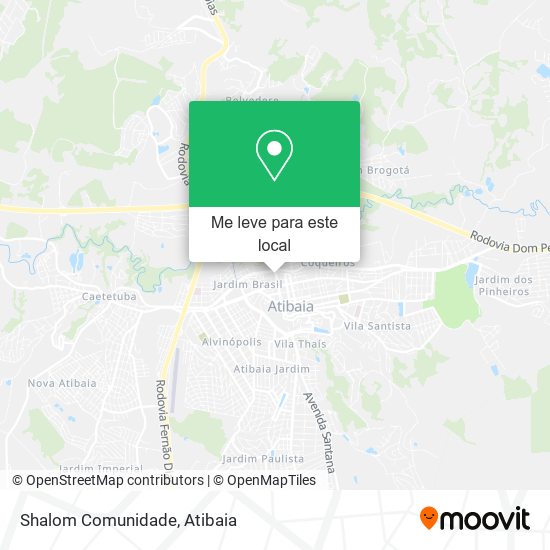 Shalom Comunidade mapa