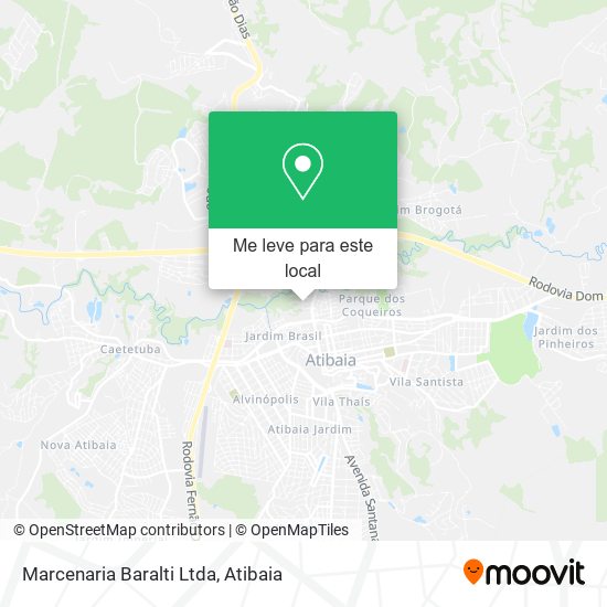 Marcenaria Baralti Ltda mapa