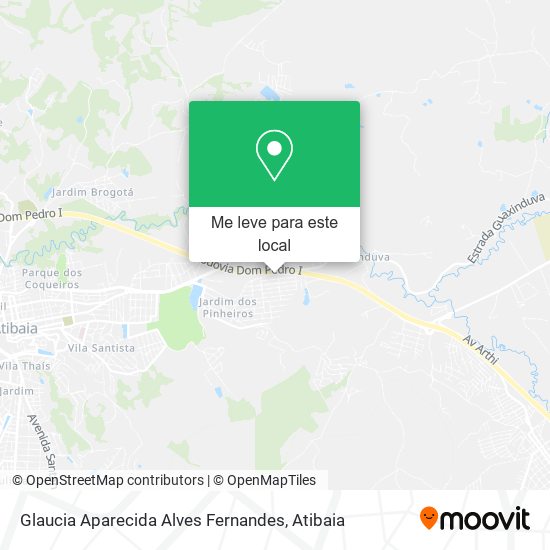 Glaucia Aparecida Alves Fernandes mapa