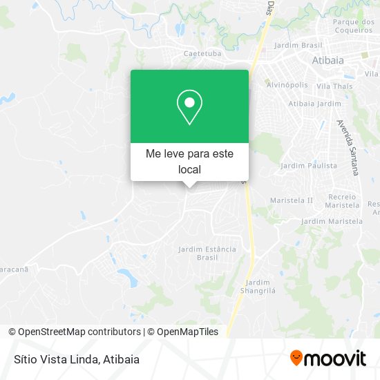 Sítio Vista Linda mapa