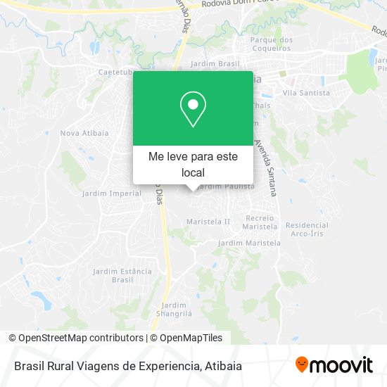 Brasil Rural Viagens de Experiencia mapa