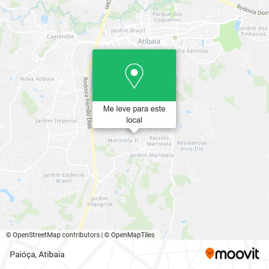 Paióça mapa