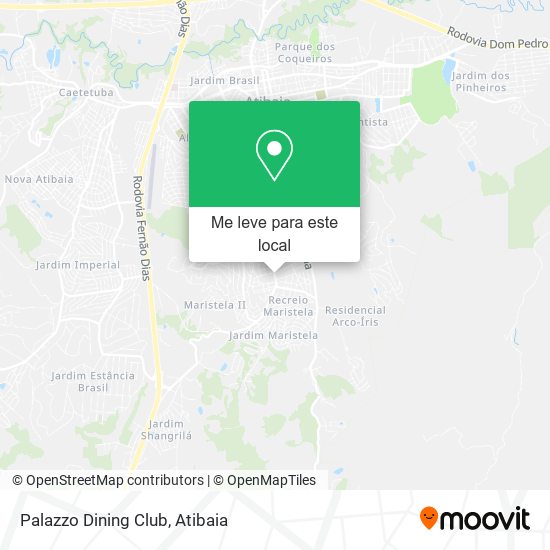 Palazzo Dining Club mapa