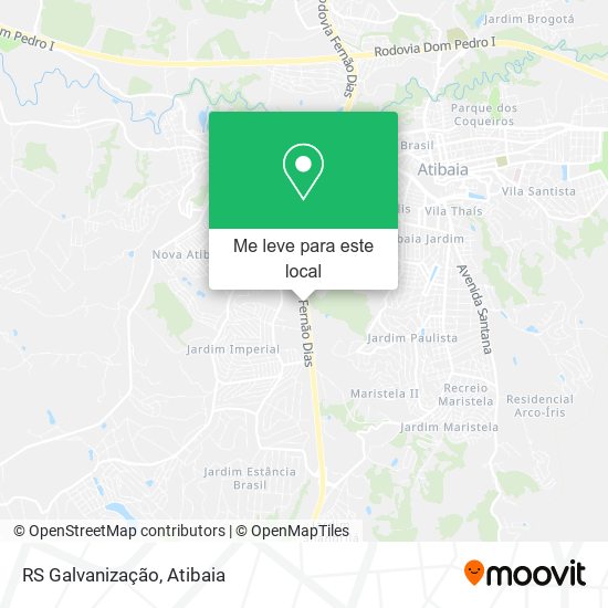 RS Galvanização mapa