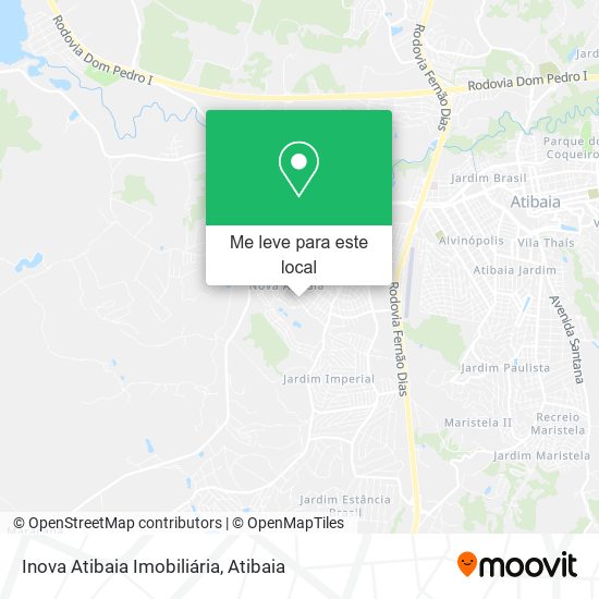 Inova Atibaia Imobiliária mapa
