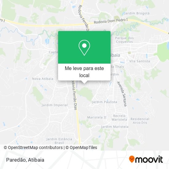 Paredão mapa