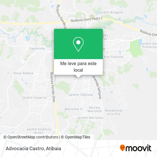 Advocacia Castro mapa