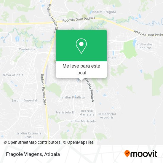 Fragole Viagens mapa