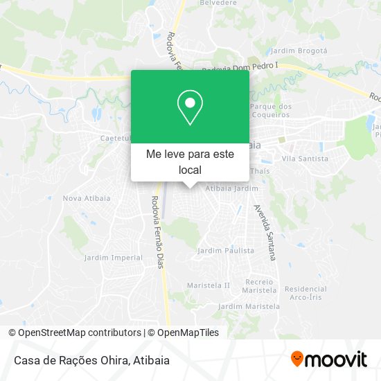 Casa de Rações Ohira mapa