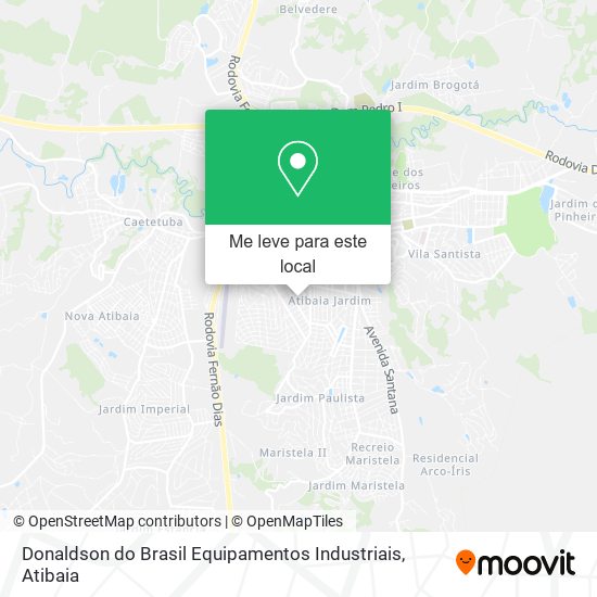 Donaldson do Brasil Equipamentos Industriais mapa