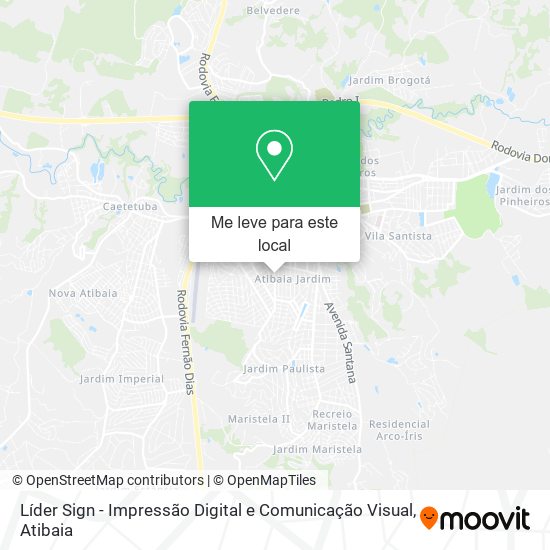 Líder Sign - Impressão Digital e Comunicação Visual mapa