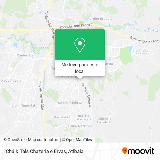 Chá & Tals Chazeria e Ervas mapa