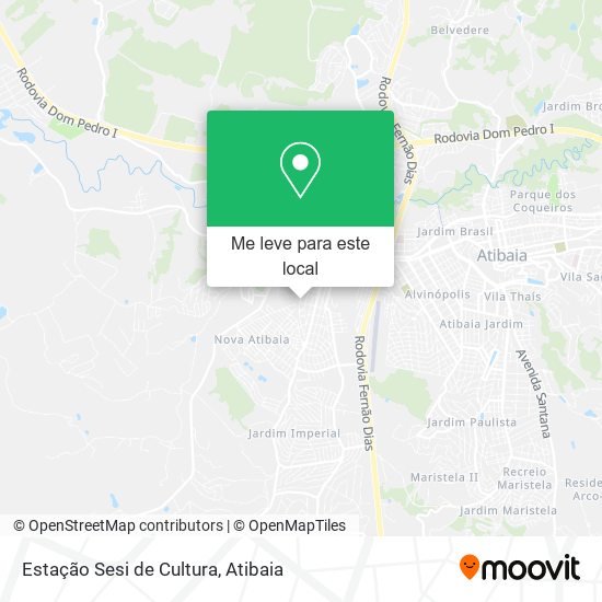 Estação Sesi de Cultura mapa