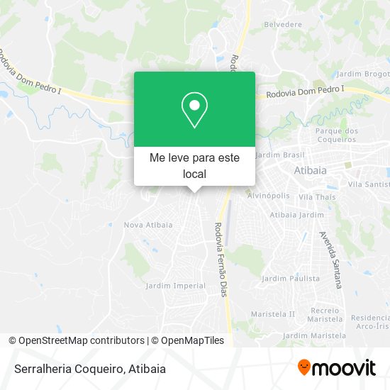 Serralheria Coqueiro mapa