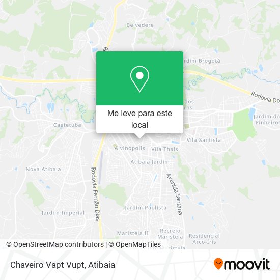 Chaveiro Vapt Vupt mapa