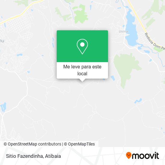 Sitio Fazendinha mapa