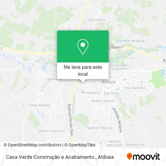 Casa Verde Construção e Acabamento. mapa