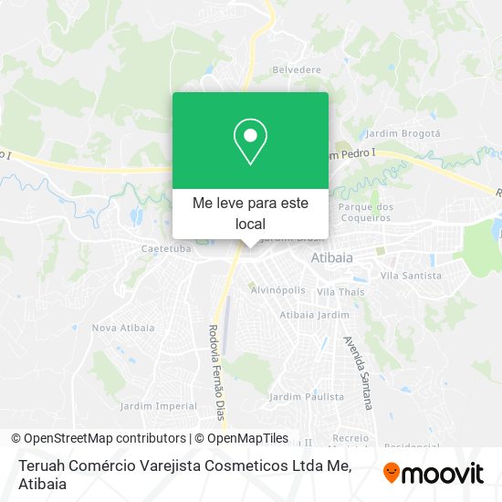 Teruah Comércio Varejista Cosmeticos Ltda Me mapa