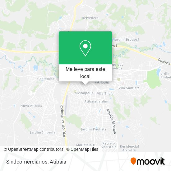 Sindcomerciários mapa