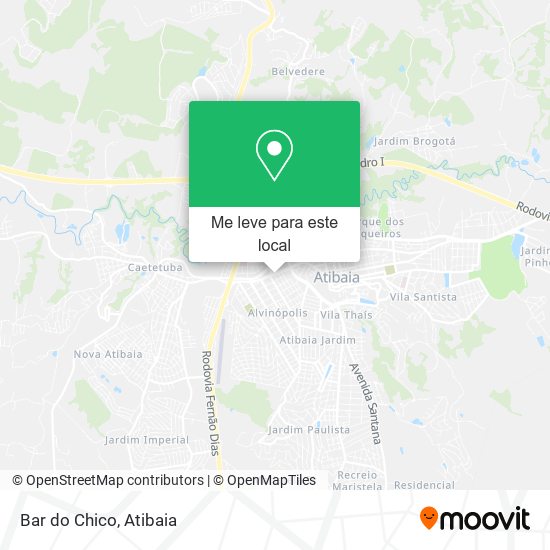 Bar do Chico mapa