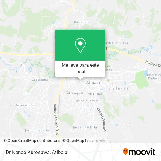 Dr Nanao Kurosawa mapa