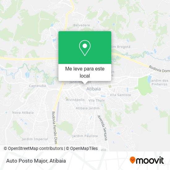 Auto Posto Major mapa