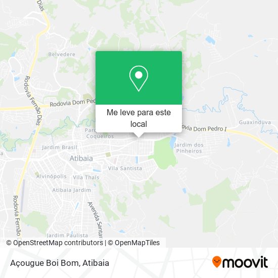 Açougue Boi Bom mapa