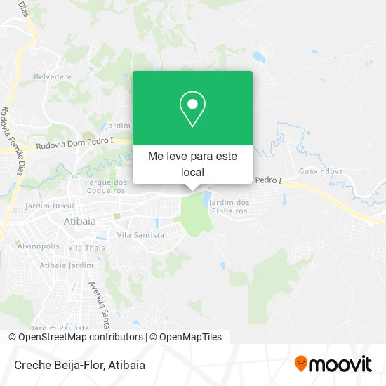 Creche Beija-Flor mapa