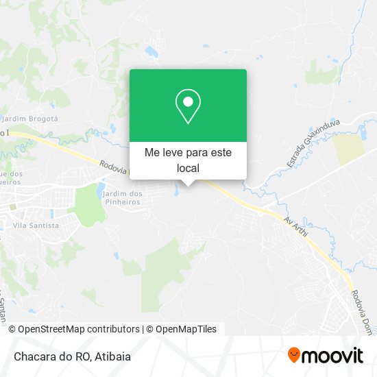 Chacara do RO mapa