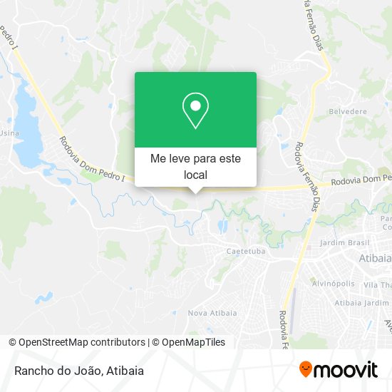 Rancho do João mapa