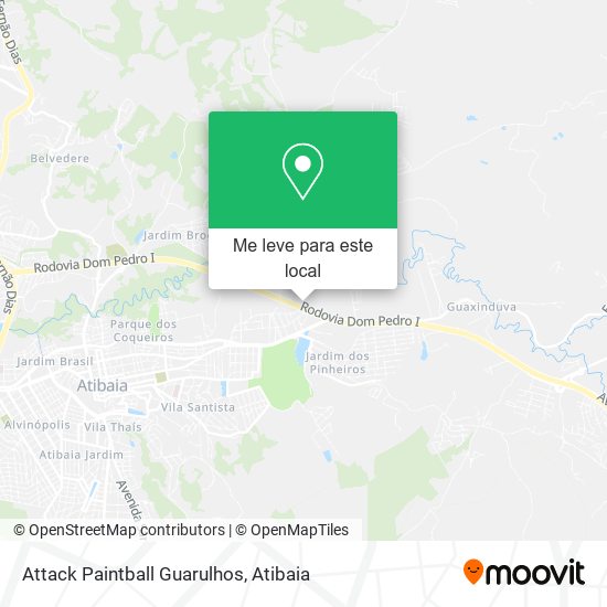 Attack Paintball Guarulhos mapa