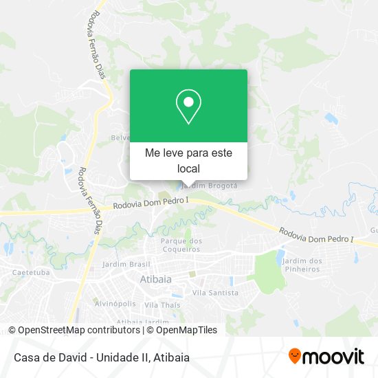 Casa de David - Unidade II mapa