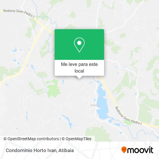 Condomínio Horto Ivan mapa