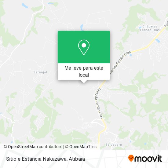 Sitio e Estancia Nakazawa mapa
